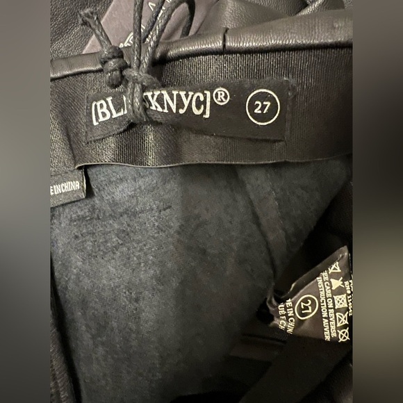NWT BLANKNYC Maleficent Faux Leather Skinny Pant - Size 27 - Picture 7 of 8